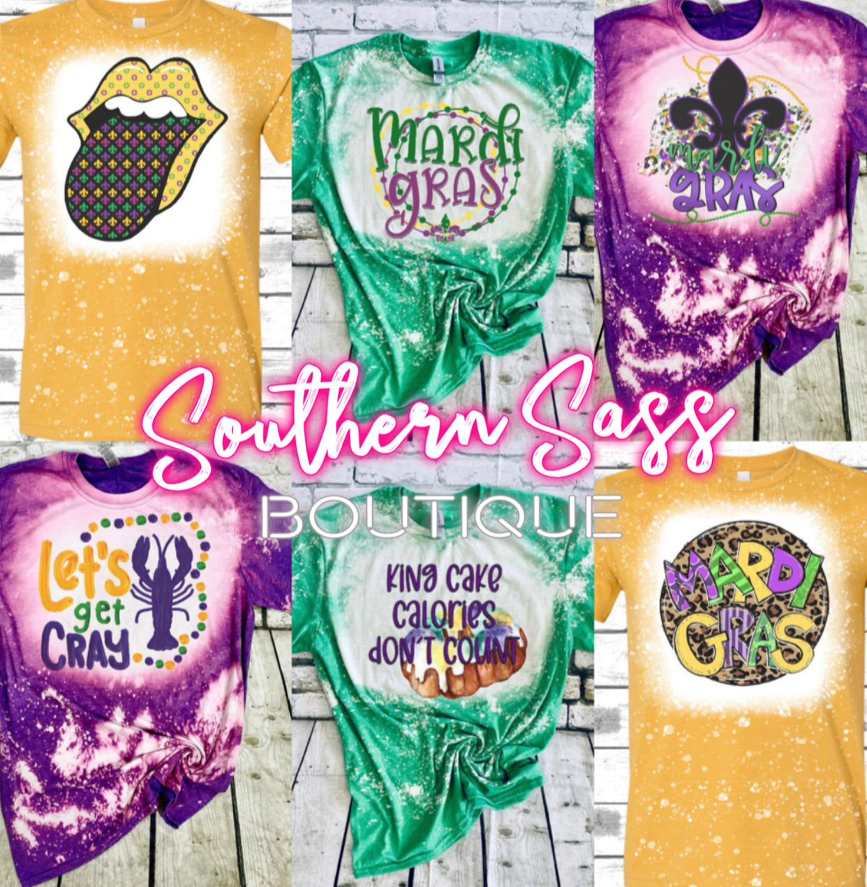 MARDI GRAS BLEACHED COLLECTION