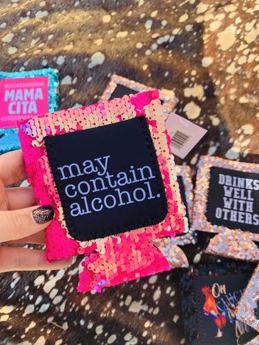 SEQUIN CAN COOZIES