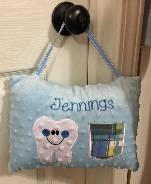 MINKY PERSONALIZED TOOTH FAIRY PILLOWS