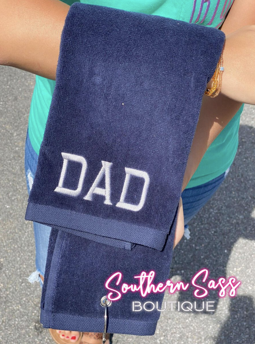 PERSONALIZED GOLF TOWEL