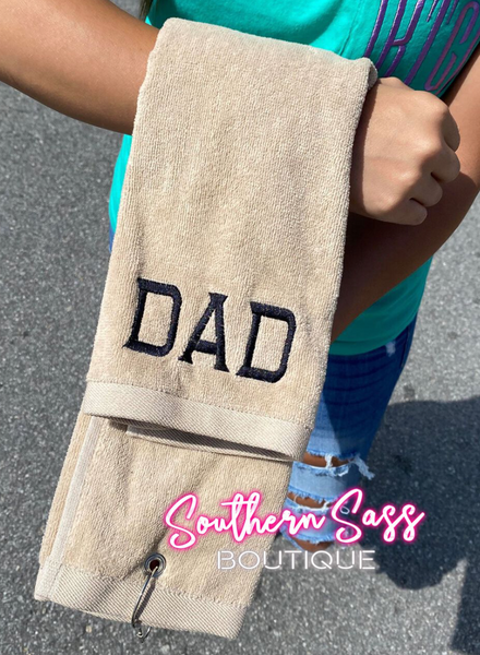 PERSONALIZED GOLF TOWEL