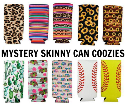MYSTERY SKINNY CAN COOZIES
