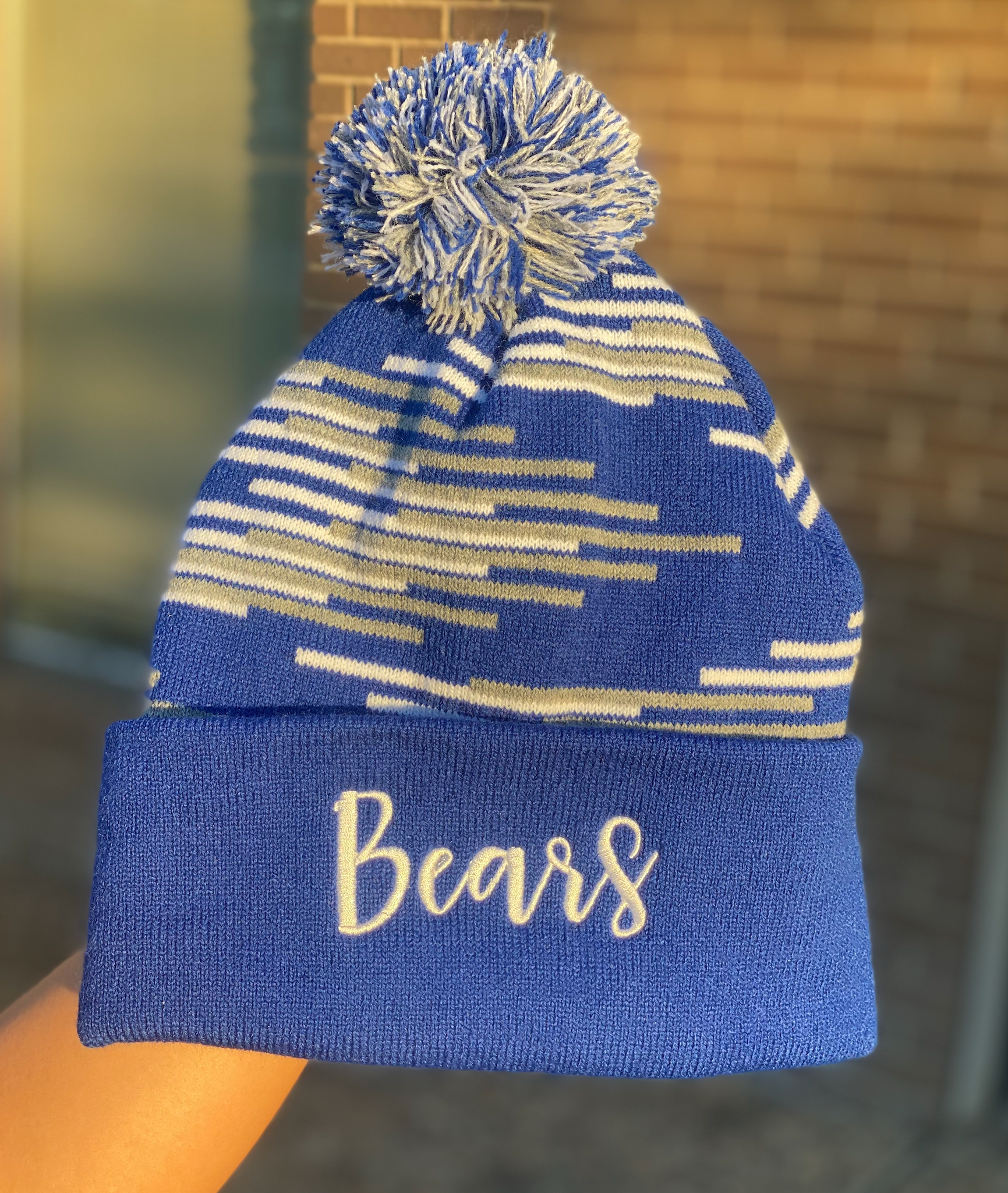 COZY WHEN COLD CUSTOM BEANIE WITH THREAD EMBROIDERY