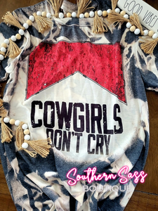 COWGIIRLS DONT CRY GRAPHIC TEE