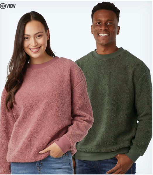 CHARLES RIVER UNISEX FUZZY PULLOVER