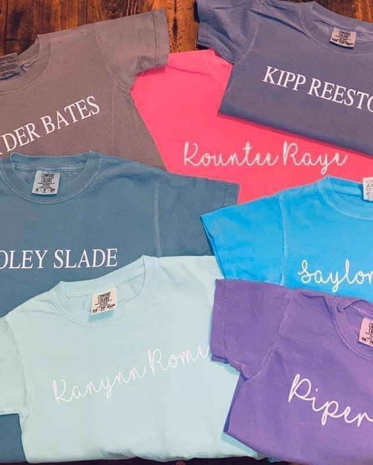 SAY MY NAME  MYSTERY COMFORT COLOR TEE SALE