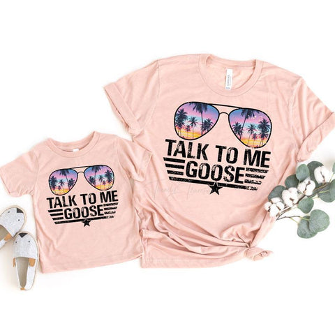 TALK TO ME GOOSE GRAPHIC TEE